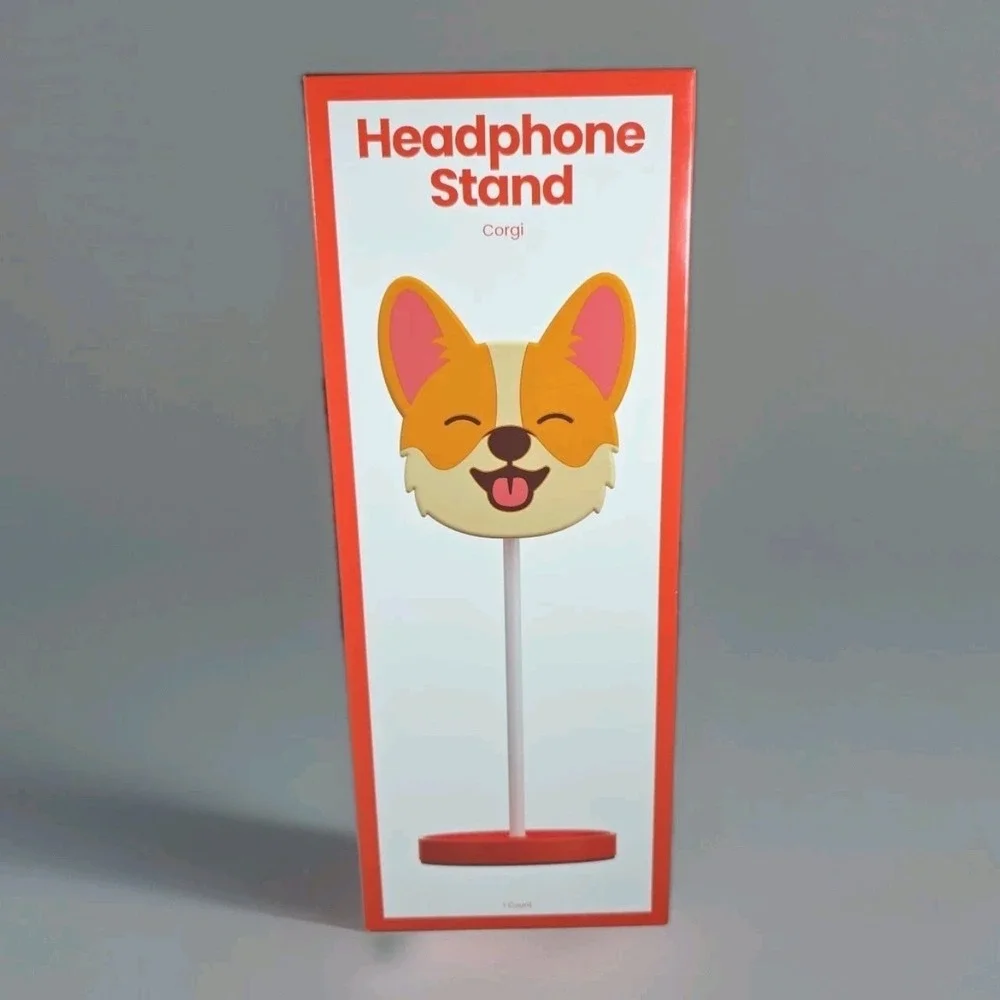 NEW‎ CORGI Headphone Stand Desk Holder Cute Headset Organizer